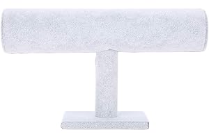 BETUED T-Bar Ornaments Showing Holder, Bracelet Watch Chain Display Holder Stand Organizer Storage
