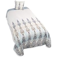 Mora Molly Colcha, Poliéster, Azul, Individual, 180 x 200 cm