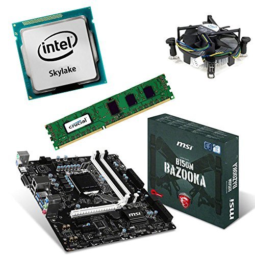 Aufrüstkit B150MBazooka+G4400+8GB Desktop-PC (Intel Pentium Core G4400 Skylake, 8GB RAM, Intel HD510)