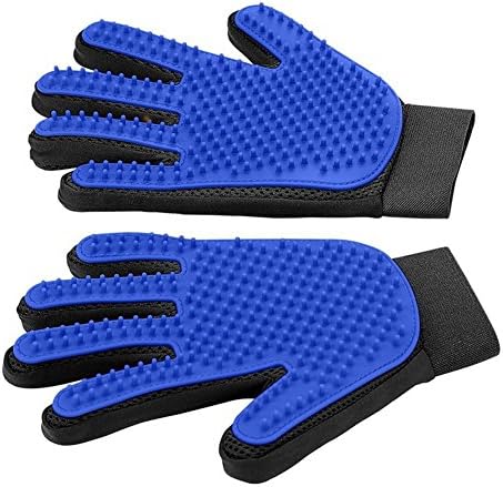 DAHEHENG Pet Hair Remover Brush,Pet Grooming Glove, Grooming Tool + Furniture Pet Hair Remover Mitt - For Cat &amp; Dog, Efficient Pet Hair Remover Glove - 1 Pair (Left &amp; Right Hand)