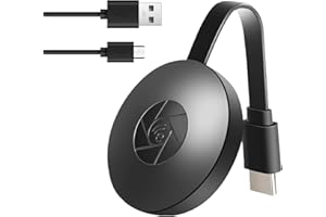 ihohi Google Chromecast 1080p, TV Streaming Device Wireless Screen Projector HDMI Dongle Wireless Display Adapter Screen Mirroring from Small to Big Screen for Android And IOS