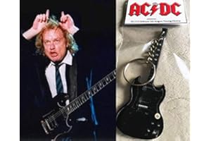 Keychain Gibson Sg Ebony Angus Young AcDC Gitarre