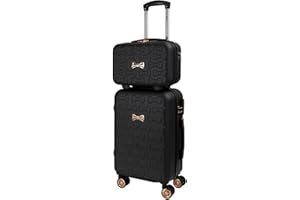 CABIN GO 5591 Set 2 Valigie Trolley Viaggio Rigide ABS, Bagaglio a Mano e da Stiva, Trolley rigido con ruote girevoli 55x40x20 e Bagaglio a Mano rigido 35x27x16