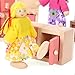 Arshiner Happy Family 6 Dolls and House Furniture Livingroom Set