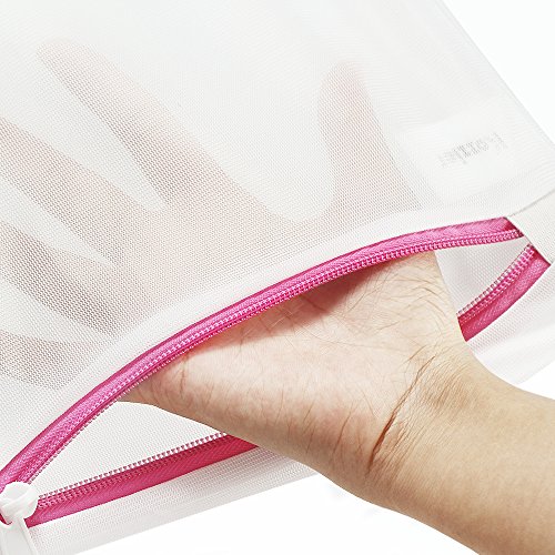 [7er Set] iCozzier Wäschenetze mit großem hochwertigem Reißverschluss Wäschebeutel für Kleidung, Unterwäsche, Socken, BHs, Feinwäsche, Unterwäsche, Pullover usw - 4