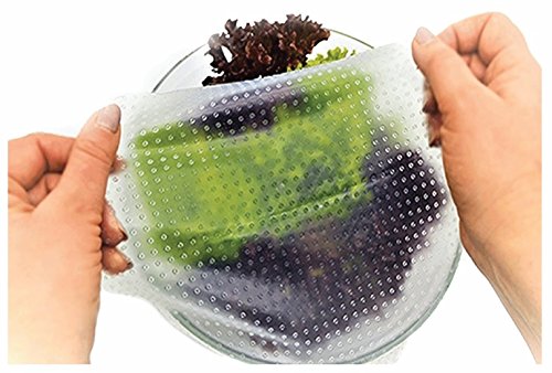 Clara’s Kitchen Tools – Die wiederverwendbare Frischhaltefolie, 5 Stück, flexibel & umweltfreundlich - 2