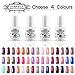 Perfect Summer Pick Any 4 Colours Gel Nail Polish Kits Soak Off UV LED Colour Varnish Shiny Classic Lacquer Nail Salon Set 8ml