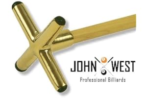 John West queue de billard Pont laiton Croix