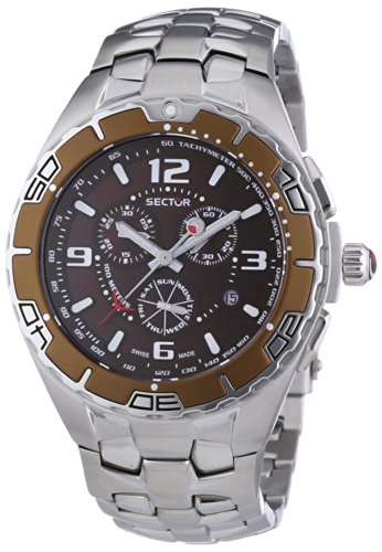 Sector Herren-Armbanduhr Analog Quarz Edelstahl R3273934055 Sector Herren-Armbanduhr Analog Quarz Edelstahl R3273934055