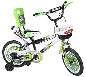 Speed Brid 14-T NEXTRA with Back Carrier Kids Bicycle Baby Cycle for Boys & Girls - Age Group 3-6 Years (BMX Orange)