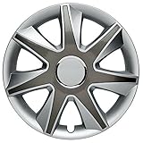 Silber Graue Radkappen mit sportlicher Alufelgen-Optik