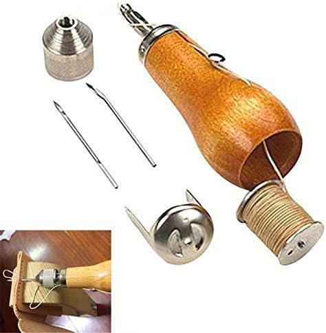 EuBaiFeng Manual Leather Hand Sewing Machine ,Hand-Sewn Cow Leather Canvas Tool, Leather Goods Canvas Professional Speedy Stitcher Sewing Awl Hand Stitcher Repair Tool