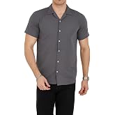 ENZİM JEANS Erkek Slim Fit Polycotton Kısa Kol G&ouml;mlek-1