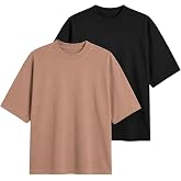 Anthony Jackson 2&rsquo;li Kutu Premium Erkek Oversize Tiş&ouml;rt Alessandro