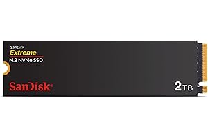 SanDisk Extreme M.2 2280 NVMe SSD 2 TB ( SSD Interno, PCIe Gen 4.0, con velodidad de lectura de hasta hasta 5150 MB/s nCache-Technologie, Western Digital Dashboard, Minimizar el retardo