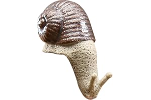 GCROET Keramik Schnecke Dekoration Netter Garten Schnecken Ornamente, Fee Tierfiguren Garten Tiere Miniatur-Mikro Landschaft Zubehör für DIY Puppenpflanzendekor, Schnecke 2x3.2x4.5cm