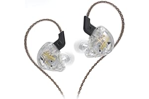 CCA CA2 - Auriculares intraurales con micrófono y subwoofer personalizado, para juegos y DJ, reducción de ruido, color blanco