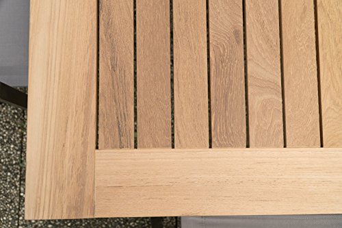 Nexus Edelstahl Tisch 90×90 cm Gartentisch Gartenmöbel Esstisch - 2