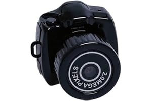 Yililay Mini Camera, Mini Hd Cat Collar Camera Video Recorder Webcam Small Dvr Secret Security for Home Outdoor Office