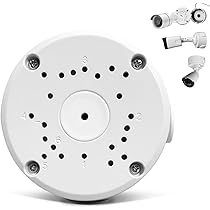 Wasserdichte Anschlussdose Für Sicherheitskameras - Versteckt Kabel Perfekt, Für Deckenmontage Schwarz/weiß
