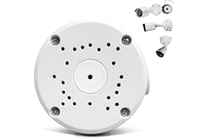 OOSSXX (Alluminio Metallico & Impermeabile)Scatola di Giunzione Staffa di Montaggio, Universale per Telecamera di Sicurezza Bullet, Scatola per Hide Cable Box (1pc)