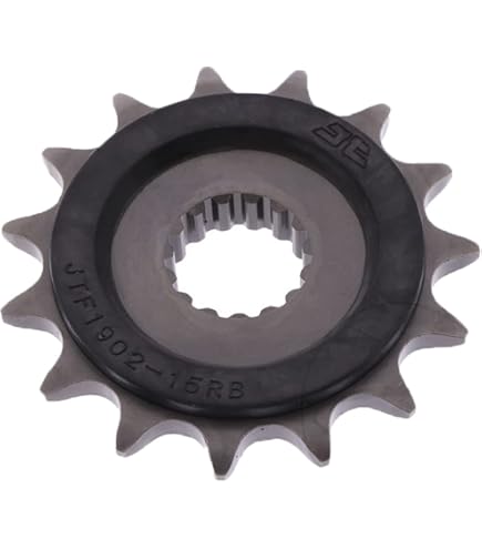 JT Ritzel JTF1381.15RB - 15 Zähne Gummi Gepolsterte Vordere Gegenwelle Ritzel
