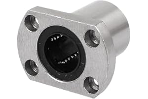 Kutlu Deutschland GmbH LMH10UU Linearlager Linearbuchse Flanschlager Linearkugellager Gleitlager 10mm Aluminium