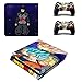 Produktbild Playstation 4 Slim + 2 Controller Aufkleber Schutzfolien Set - Dragonball (7) /PS4 S