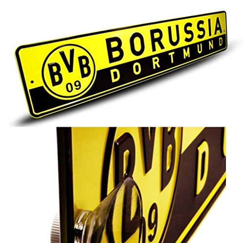 Preisvergleich Produktbild BVB-AUTOKENNZEICHEN NUMMERNSCHILD BORUSSIA DORTMUND BVB NEU