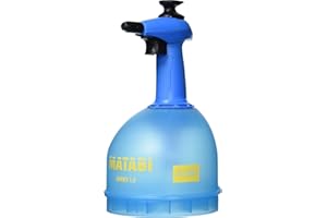 MATABI Pulverizador a Presión Para Plantas, Jardín y Limpieza - 1L - Boquilla Regulable - Depósito Translúcido - Diseño Ergonómico - Ideal para Interior y Exterior - Berry 1.5 - Fabricado en España