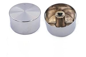 ANCLLO Gasspisknopp 4 ST 6mm Universal runda kontrollknappar Ugnsomkopplare Matlagning Yta Kontrolllås för olika ugn Spishäll