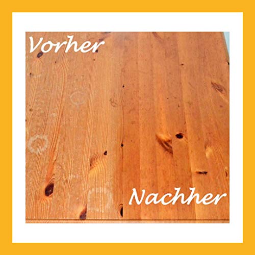 Möbelpflege Schleierfrei 500ml Möbelpflegeöl für Antik-Möbel Holz Möbelpolitur Echtholz dunkel gegen Kratzer Wasserflecken - 7