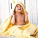Minene Cuddly Towel with Kitty Ears (Extra Large, Yellow)