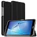 Produktbild Huawei MediaPad T3 7 Wifi Hülle Case, Infiland Ultra Dünn Tri-Fold Muschel PU Leder Ultra Schlank Superleicht Ständer Shell Cover Schutzhülle Etui Tasche für Huawei MediaPad T3 7 Wifi Tablet( NOT for Huawei MediaPad T3 7 LTE!)(Schwarz)