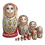 Bilder, die nur von Hand gemacht werden, alle kleineren Puppen gehen in eine größere ein, sogar die kleinste ist fein