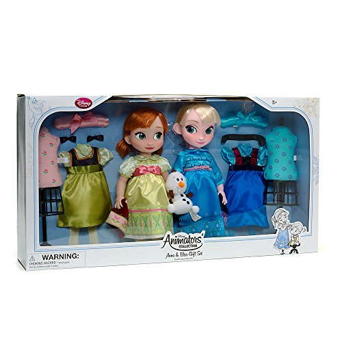 Disney Store - Anna And Elsa From Frozen Animator Doll Gift Set