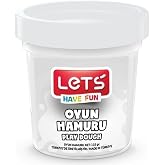 Lets Tek Renk Oyun Hamuru Beyaz 115 Gram