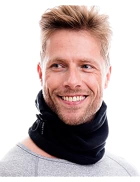 100% FLEECE - warmes Halstuch Polar Multifunktionstuch. Halswärmer mit Kordelzug für die richtige Passform...