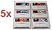 Produktbild 5 x UV Absorptive Acrylbox für Super Nintendo und Nintendo 64 Spiele Hüllen Case Gamecase Schutzhüllen Schutz I Für Spiele Wie Super Mario World Kart Donkey Kong Country Street Fighter Yoshis