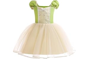 Lito Angels Princess Mermaid Fancy Dress Up for Girls Kids Halloween Costume Birthday Party Tulle Skirt