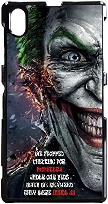 JOKER QUOTE BATMAN MARVEL DC GOTHAN PHONE CASE FITS SONY XPERIA Z3 FREE P&amp;P (BLACK CASE)