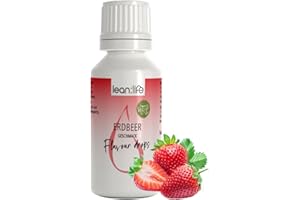 ‎LEAN:LIFE Lean:Life - Flavour Drops 30 ml - Erdbeere - Aroma Tropfen für Lebensmittel - zuckerfrei und kalorienarm