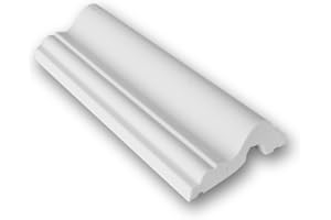 Cimaise aux courbes douces P8030 - L200 x H4,1 x L1,7 cm - ORAC DECOR