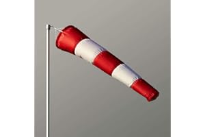 YOEYANG Manica a vento professionale, conforme norme ICAO, impermeabile, resistente ai raggi uv, diametro 34cm, lunghezza 150cm