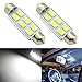 Produktbild Taben Super Hell 5730 Chipsatz Canbus Fehlerfrei LED Sofitte 31 mm 3,2 cm für Auto-Innenraum-Nummernschild Dome Trunk Lichter Soffitte DE3175 DE3021 DE3022 de3023 7065 6500 K Weiß (2 Stück)