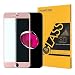 Produktbild Iphone 7 Panzerglas Schutzfolie, Morecoo 4.7inch 9H Härtegrad 3D Full Coverage 99% Transparenz Panzerfolie Schutzfolie (iphone 7, Rosegold)