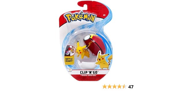 Pokemon Clip N Go Pikachu With Repeat Ball Amazon Co Uk Toys Games