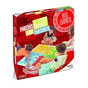 Cayro – Parchís – + 5 Años – Modelo Gigante -Tablero 100 x 100 cm – Juego de Mesa – Niños y Adultos – para Jugar al Aire Libre – Ideal 2 a 4 Jugadores
