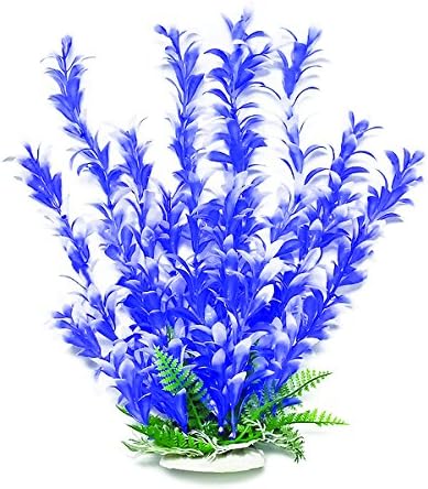 Aquatop Aquatic Supplies 003506 Bacopa-Like Aquarium Plant Blue/White, 12"