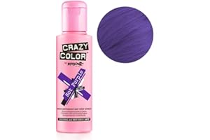 CRAZY COLOR Colore dei capelli semi-permanente Viola caldo COLORE PAZZO 100 ML